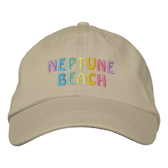 Bordado Boné NEPTUNE BEACH (Frente)