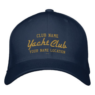 Bordado Boné Personalizável do Yacht Club