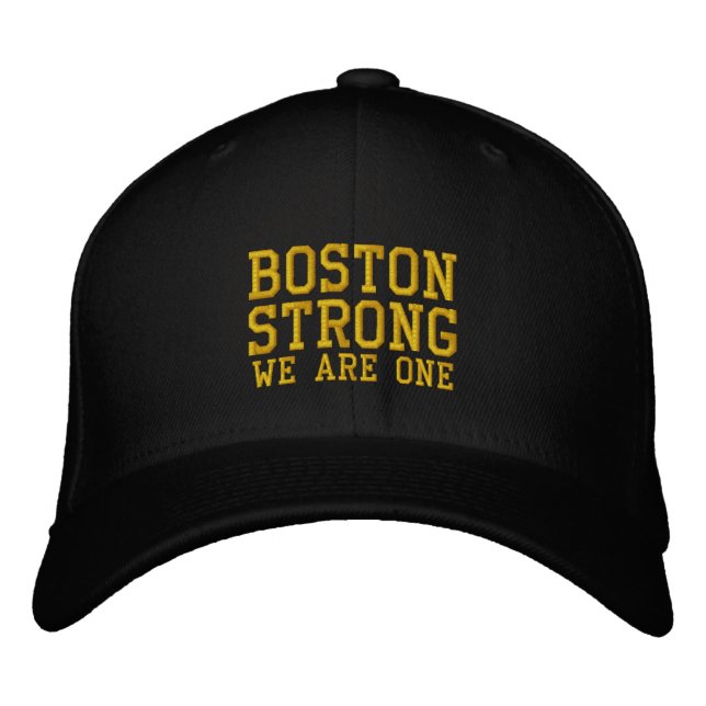 Bordado Boston Forte Somos Um Boné Embroborado (Frente)