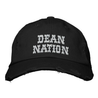 Bordado Dean Nation Boné Ajustável