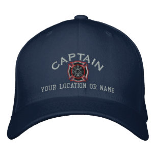 Bordado do Capitão Boné do Bombeiro Personalizado