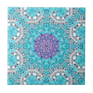 Bordado marroquino Boho Turquesa azul-boêmia