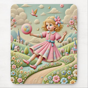 ~ Bordado Pastel ~ Mousepad