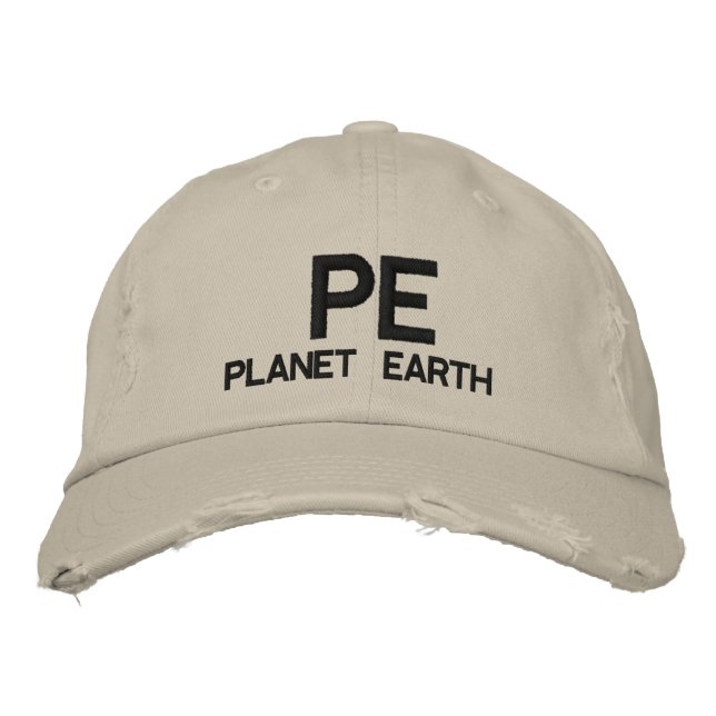 Bordado PE - Boné Planeta Terra Baseball (Frente)