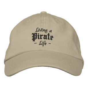 Bordado PIRATE LIFE boné