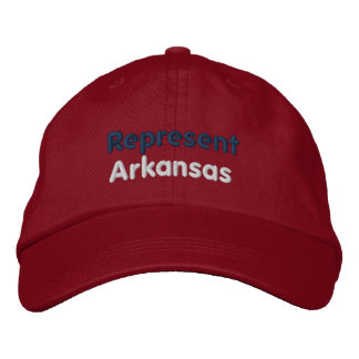 Bordado Represente o boné de Arkansas