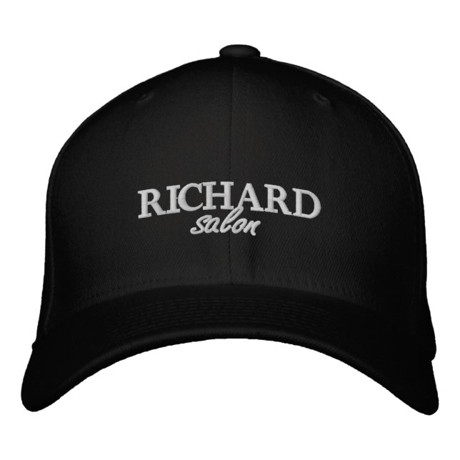 Bordado Richard Salon Boridered Fitting Boné (Frente)