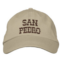 San Pedro Boriderou Boné Ajustável De Chapéu