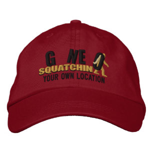 Bordado SQUATCHIN FOI Personalizar! Boné de Localização