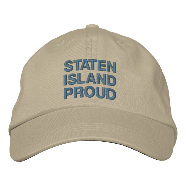 Bordado STATEN ISLAND PROUD boné (Frente)