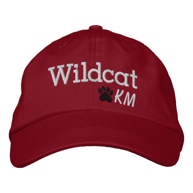Bordado Um Boné Wildcat por SRF (Frente)