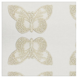 Borde o tecido da borboleta do laço