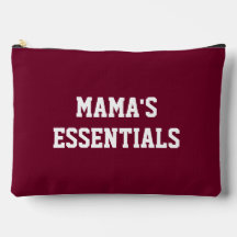 Bordeaux Red Mama's Essentials Accessory Bag