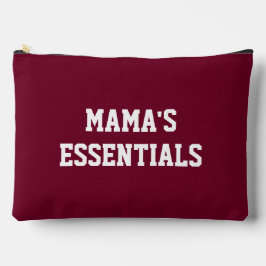 Bordeaux Red Mama's Essentials Accessory Bag