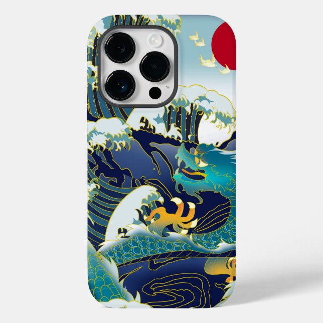 Bordo do Sol Vermelho Vermelho das Ondas Azuis (Verso)