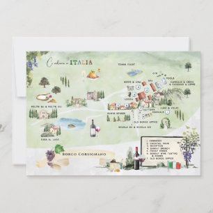 Borgo Corsignano   Convite para Mapa Itinerário