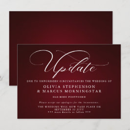 Borgonha - Anúncio de Evento Modern Postergado