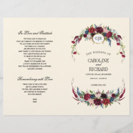 Borgonha | Azul | Programa de Casamento de Cremes