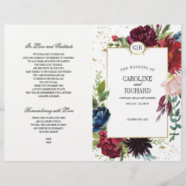 Borgonha | Azul | Programa Red Floral Wedding