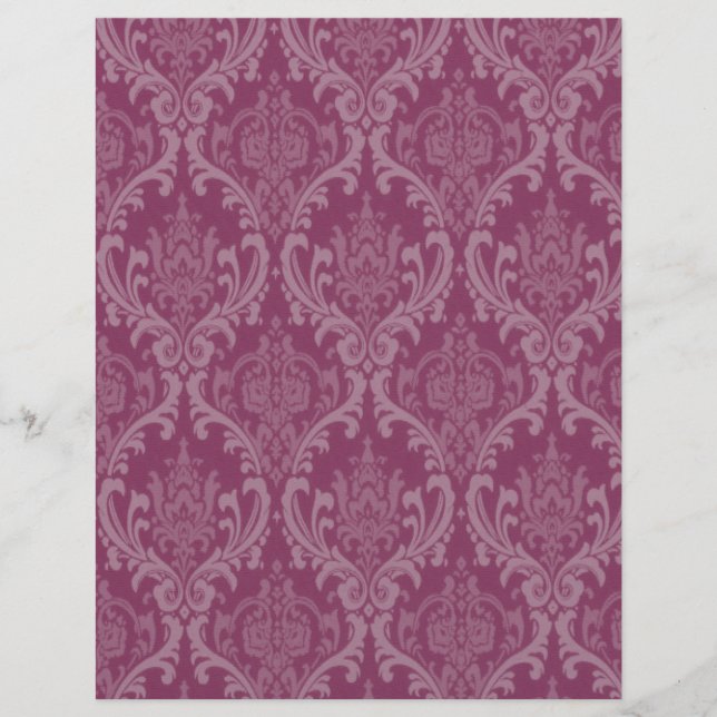 Borgonha Damask Letterhead (Frente)