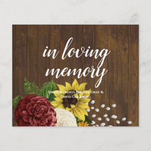 Borgonha e Girassóis Estimados Orçamento de Casame