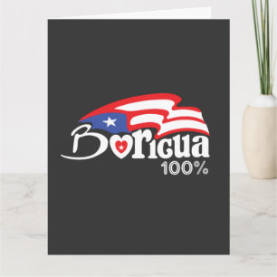 Boricua 100% Porto Rico Dobrou o Cartão