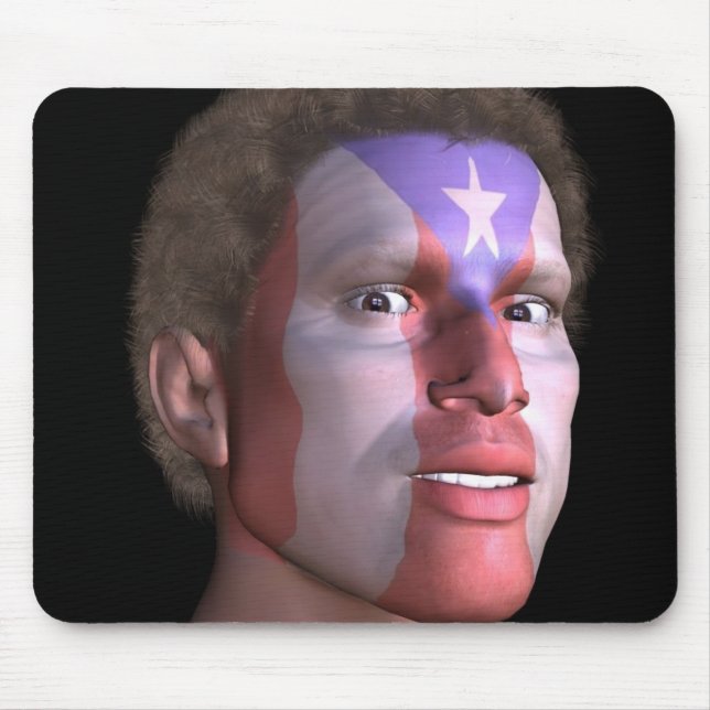 Boricua Face Mousepad (Frente)