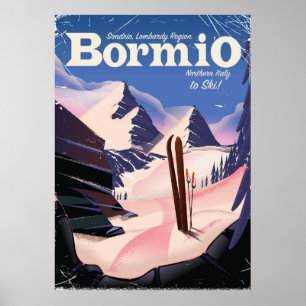 Bormio,Sondrio, Região Lombardia, Itália, poster d