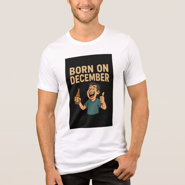 Born on December – Vintage Funny (Frente)