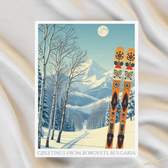 Borovets, férias de esqui na Bulgária cartão posta (Criador carregado)