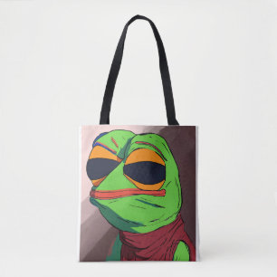 "Borpa e Pepe Meme Tote Bag mal Desenhado"