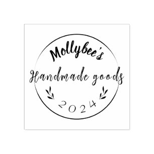 Borracha Bela Carimbo de Negócios Personalizado