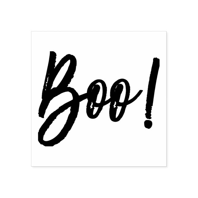 Borracha Boo! Carimbo Moderno de Script Halloween (Impressão)