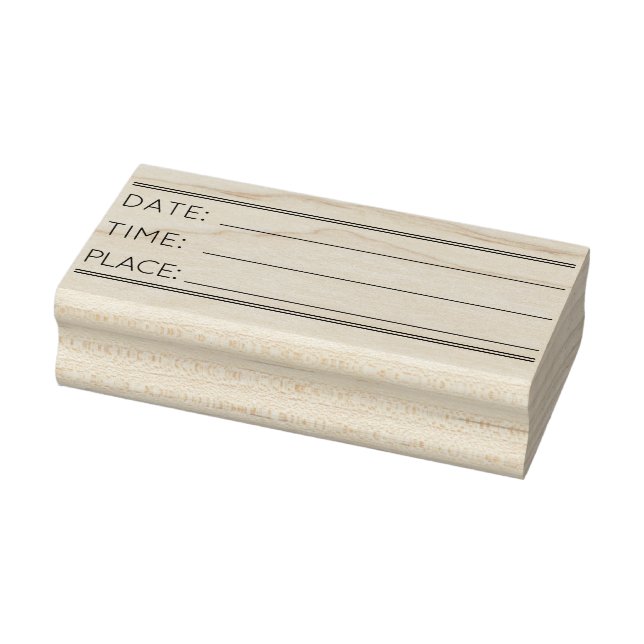 BORRACHA CARIMBO AUTOENTINTÁVEL DE TEMPO DATA LOCAL (Carimbo)