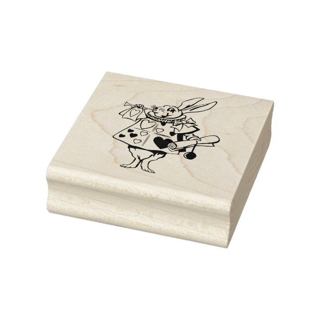Borracha Carimbo branco de coelho (Carimbo)