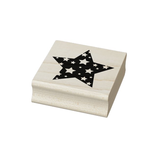 Borracha Carimbo das Estrelas de Natal (Carimbo)