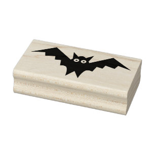Borracha Carimbo de arte Boo Bat