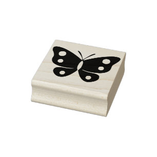 Borracha carimbo de arte da borboleta