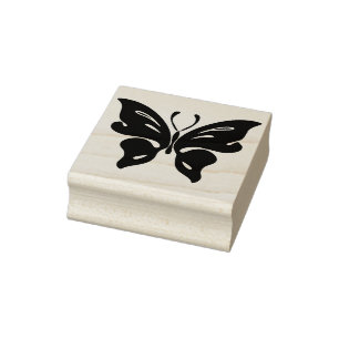 Borracha carimbo de arte da borboleta