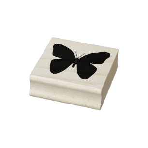 Borracha Carimbo de Arte da Borboleta Voadora