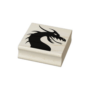 Borracha Carimbo de arte da cabeça do Dragão chinês