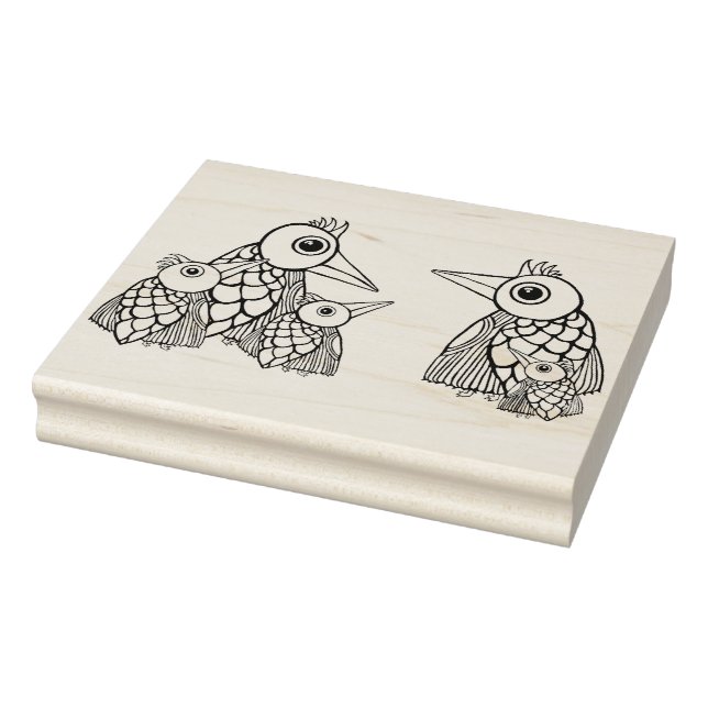 Borracha Carimbo de Arte da Madeira (Carimbo)