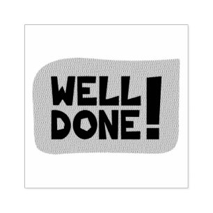 Borracha Carimbo De Arte Da Madeira De Script Simples Bem F