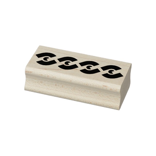 Borracha Carimbo de arte da silhueta (Carimbo)