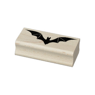 Borracha Carimbo de arte da silhueta Bat 2