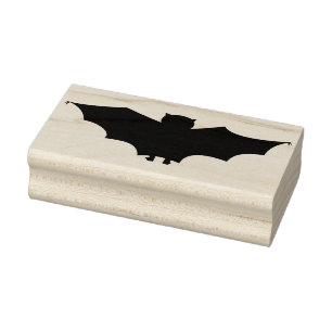 Borracha Carimbo de arte da silhueta Bat 3