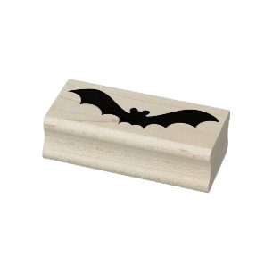 Borracha Carimbo de arte da silhueta Bat 4