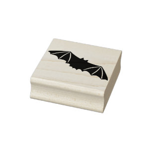 Borracha Carimbo de arte da silhueta Bat 7