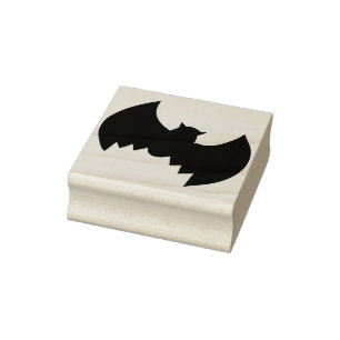 Borracha Carimbo de arte da silhueta Bat 8