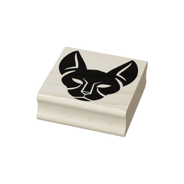 Borracha carimbo de arte de gato egípcio (Carimbo)